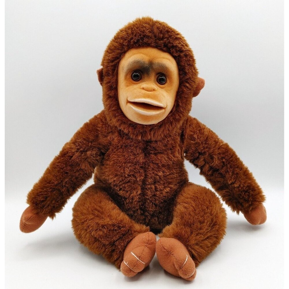 Vintage Play By Play Monkey Ape  Orangutan Plush 12" Stuffed
